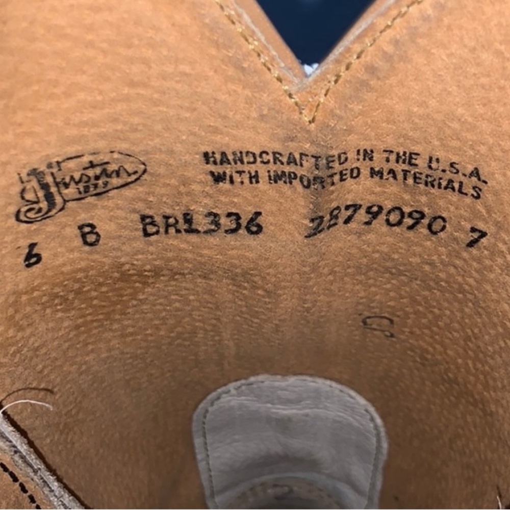 Justin square toe - Picture 4 of 4